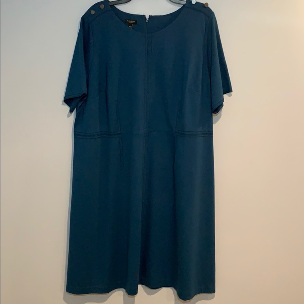 NWT Talbots Teal Dress Plus Size.